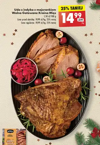 Biedronka Udo z indyka z majerankiem Wolno Gotowane Kraina Mięs 1 kg oferta