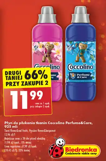 Płyn do płukania tkanin Coccolino Perfume&Care, 925 ml