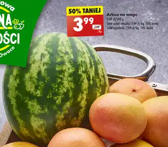 Biedronka Arbuz na wagę 1 kg oferta