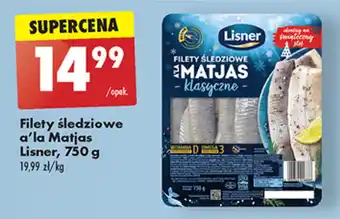 Biedronka Filety śledziowe a'la Matjas Lisner, 750 g oferta