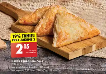Biedronka Rożek z jabłkiem, 95 g oferta