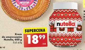 Biedronka Krem do smarowania Nutella, 600 g oferta