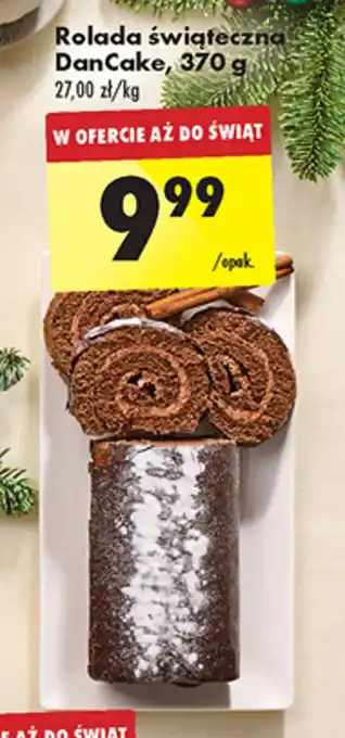 Biedronka Rolada świąteczna DanCake, 370 g oferta