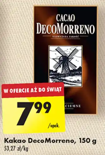 Biedronka Kakao DecoMorreno, 150 g oferta