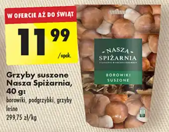 Biedronka Grzyby suszone Nasza Spiżarnia, 40 g oferta