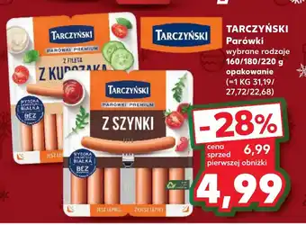 Kaufland TARCZYŃSKI Parówki 160/180/220 g oferta