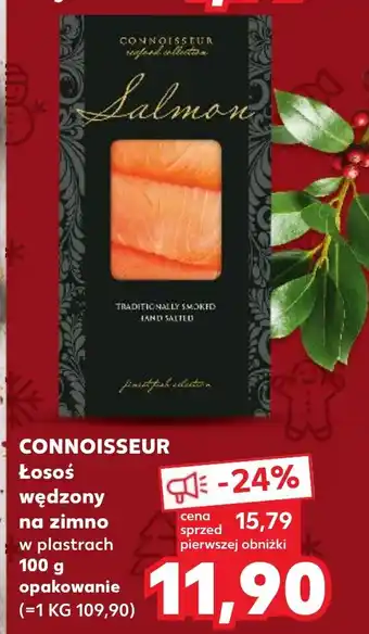 Kaufland CONNOISSEUR Łosoś wędzony na zimno 100 g oferta