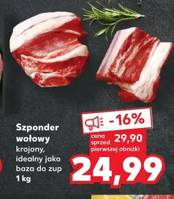 Kaufland Szponder wołowy 1 kg oferta