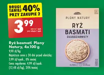 Biedronka Ryż basmati Plony Natury 4x100 g oferta