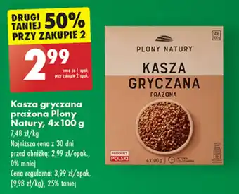 Kasza gryczana prażona Plony Natury 4x100 g