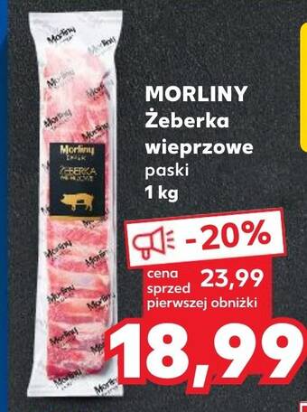 Kaufland MORLINY Żeberka wieprzowe 1 kg oferta