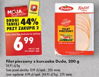 Biedronka Filet pieczony z kurczaka Duda 200 g oferta