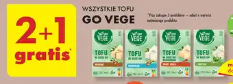 Biedronka WSZYSTKIE TOFU GO VEGE oferta