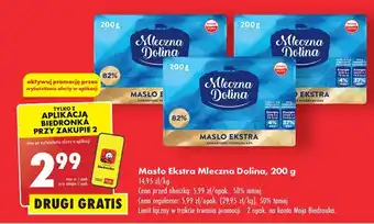 Biedronka Masło mleczna dolina oferta