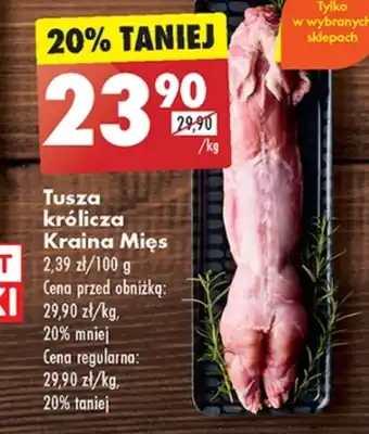 Biedronka Tuszka królicza kraina mięs oferta