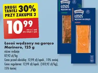 Biedronka Łosoś wędzony marinero oferta
