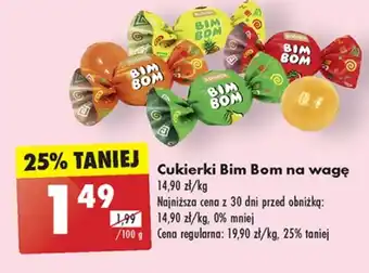 Biedronka Cukierki bim bom oferta