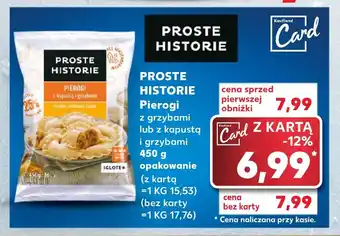 Kaufland PROSTE HISTORIE Pierogi 450g oferta