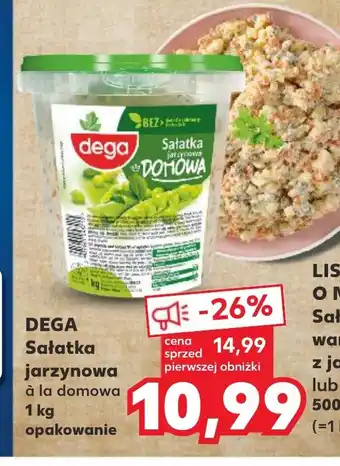 Kaufland DEGA Sałatka jarzynowa à la domowa 1kg oferta