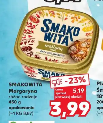 Kaufland SMAKOWITA Margaryna 450 g oferta