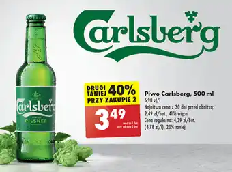 Biedronka Piwo Carlsberg, 500 ml oferta
