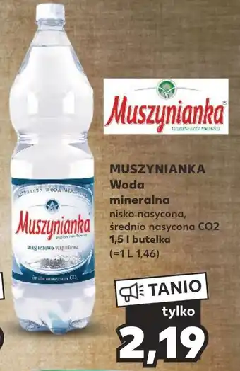 Kaufland MUSZYNIANKA Woda mineralna 1,5 L oferta