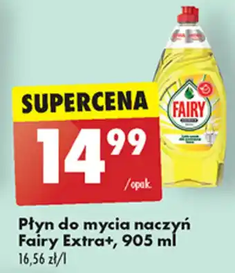 Biedronka Płyn do mycia naczyń Fairy Extra+, 905 ml oferta