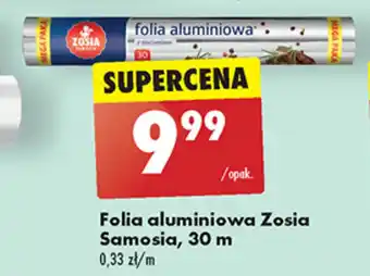 Biedronka Folia aluminiowa Zosia Samosia, 30 m oferta