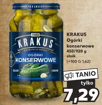 Kaufland KRAKUS Ogórki konserwowe 450/920 g oferta