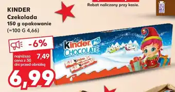 Kaufland KINDER Czekolada 150 g oferta