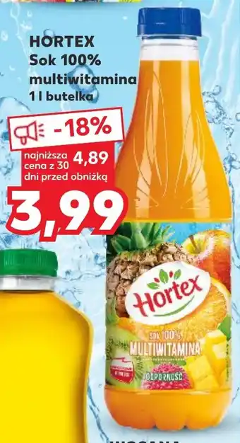 Kaufland HORTEX Sok 100% multiwitamina 1 L oferta