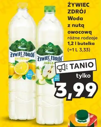 Kaufland ŻYWIEC ZDRÓJ Woda z nutą owocową 1,2 L oferta