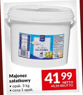 Makro Majonez sałatkowy 3 kg oferta