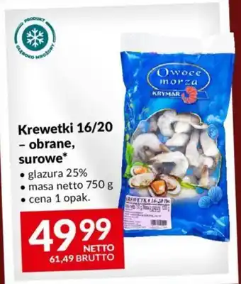 Makro Krewetki 16/20 - obrane, surowe 750 g oferta