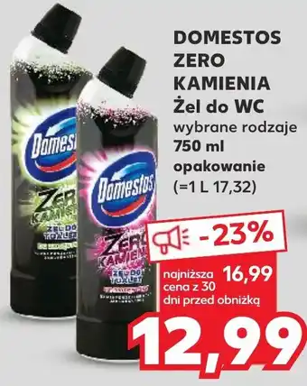 Kaufland DOMESTOS ZERO KAMIENIA Żel do WC 750 ml oferta