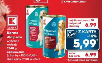 Kaufland Karma dla psów 1240 g oferta