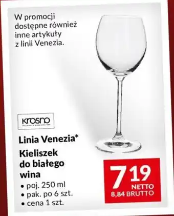 Makro Linia Venezia Kieliszek do białego wina oferta