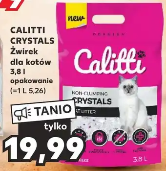 Kaufland CALITTI CRYSTALS Żwirek dla kotów 3,8 L oferta