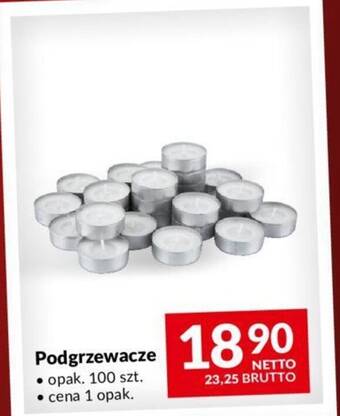 Makro Podgrzewacze 100 szt. oferta