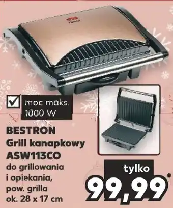 Kaufland BESTRON Grill kanapkowy ASW113CO oferta