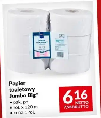 Makro Papier toaletowy Jumbo Big 120 m oferta