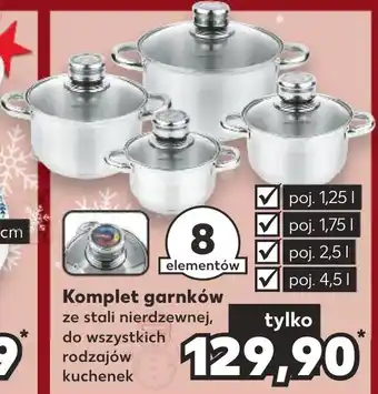 Kaufland Komplet garnków oferta