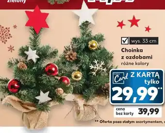 Kaufland Choinka z ozdobami oferta