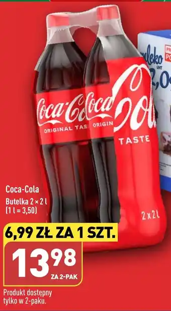 ALDI Coca-Cola Butelka 2 x 2 L oferta