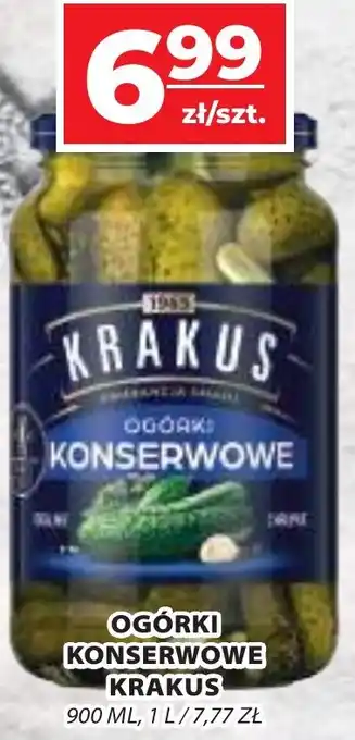 Top Market OGÓRKI KONSERWOWE KRAKUS 900ml oferta