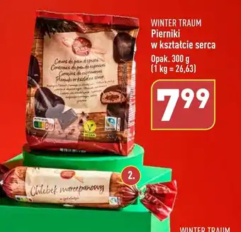 ALDI Pierniki w kształcie serca 300 g oferta