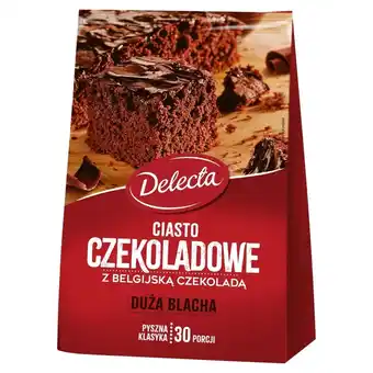 Netto Delecta duża blacha ciasto czekoladowe z belgijską czekoladą mieszanka do przygotowania ciasta 670 g oferta