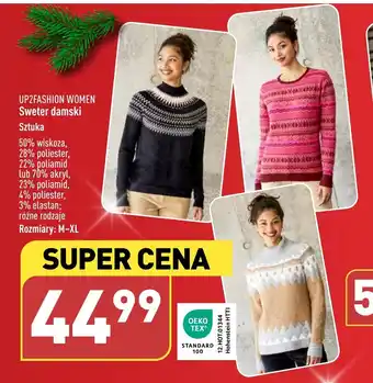 ALDI Sweter damski Sztuka oferta