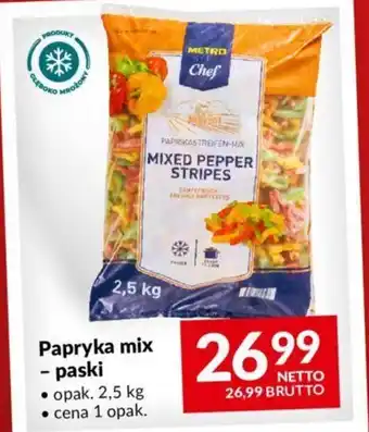 Makro Papryka mix - paski 2,5 kg oferta