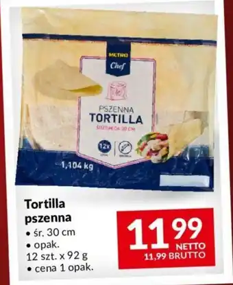 Makro Tortilla pszenna 12 x 92 g oferta